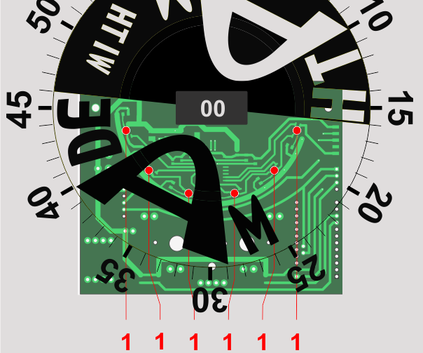 Absolute Position Encoder With Single Track Gray Code