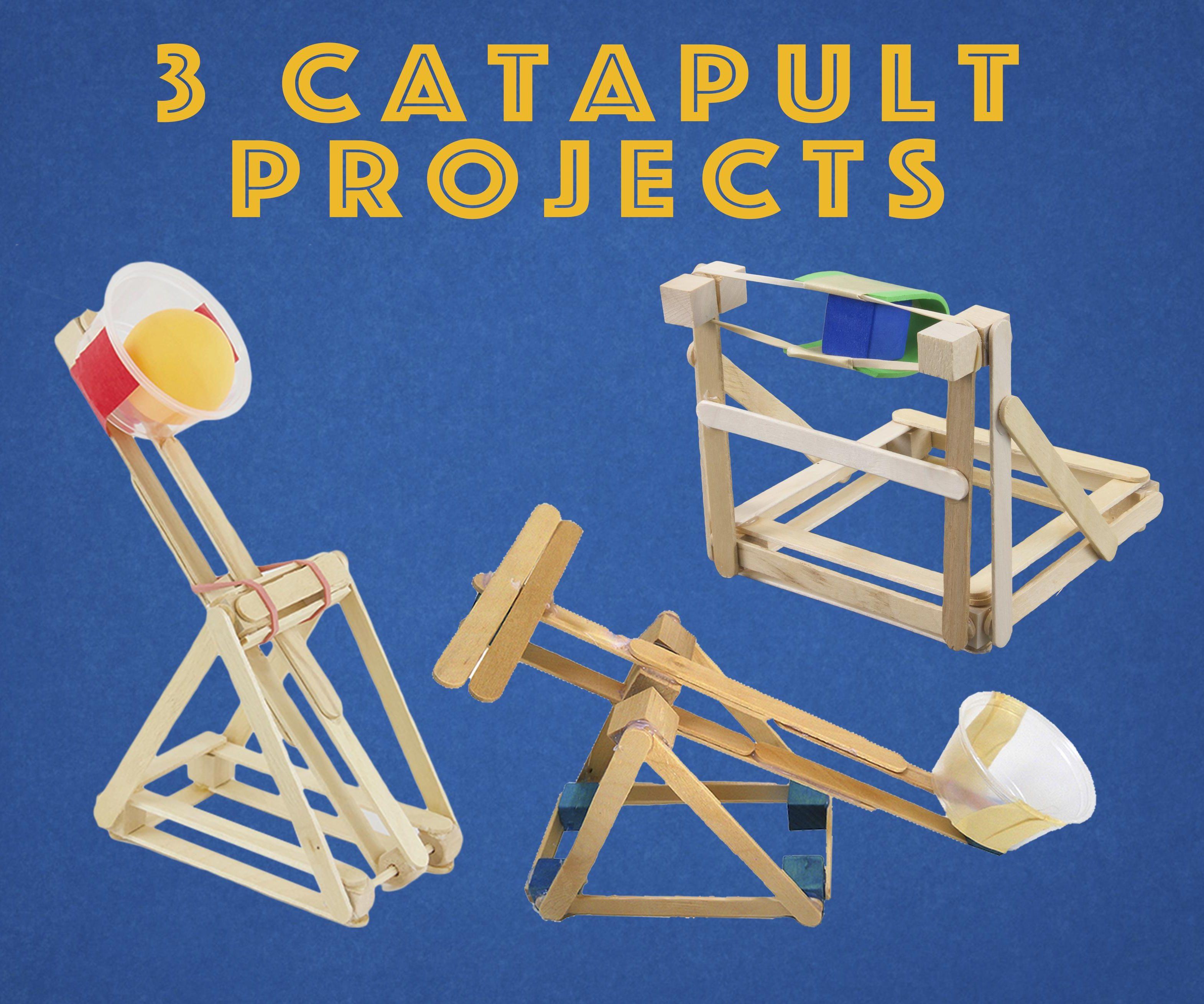 Mini Catapult Projects for Kids