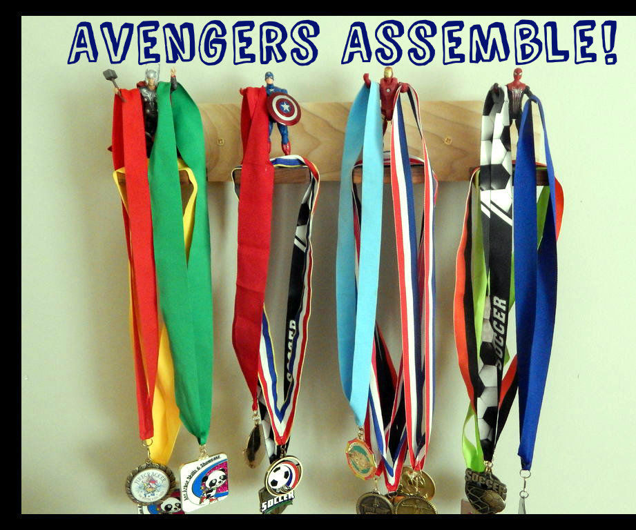 Super Hero Medal Hanger