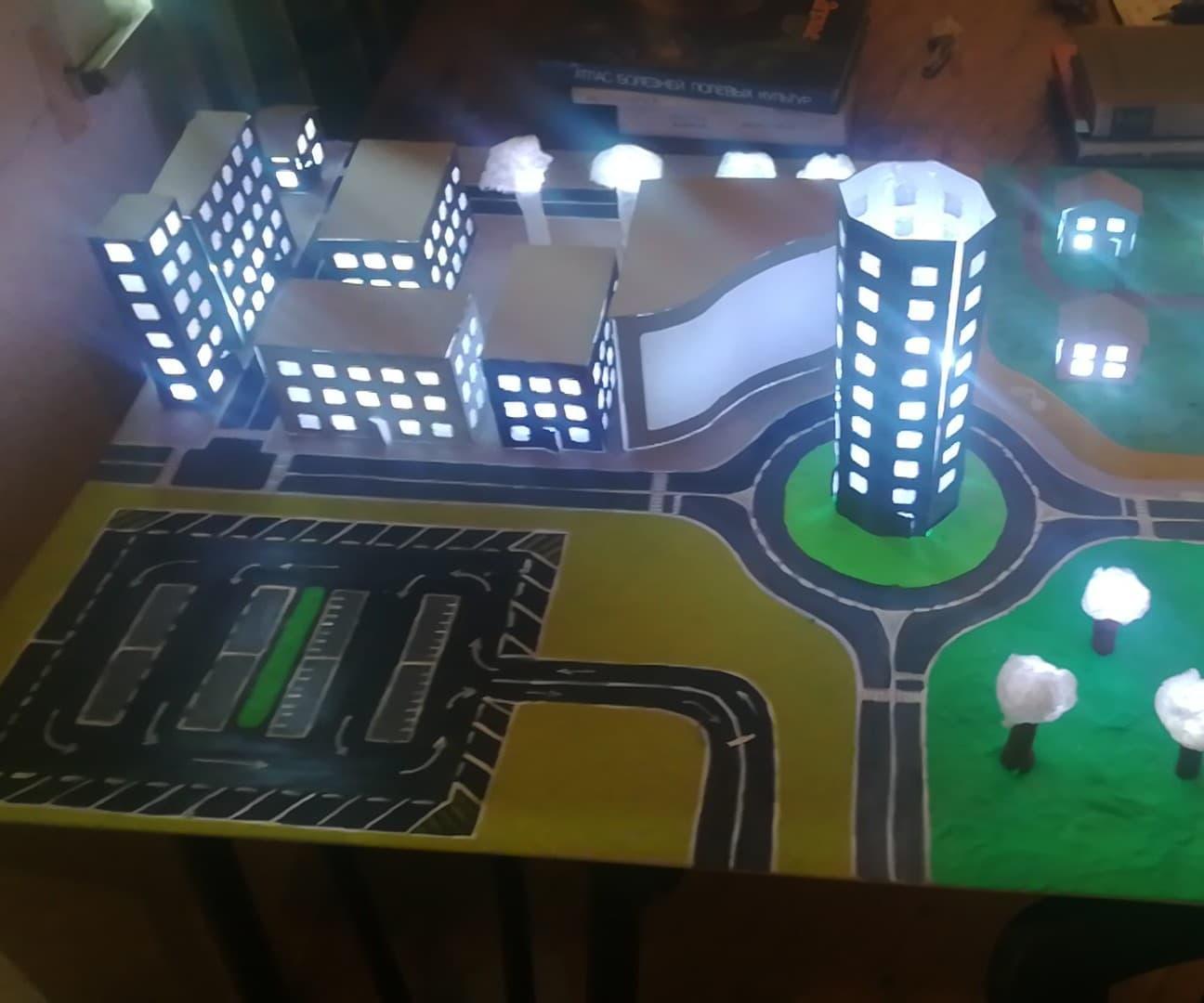 Arduino Based LED City Model