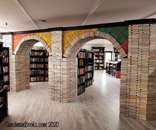 Building a Double Rainbow Arch Using Recycled Books