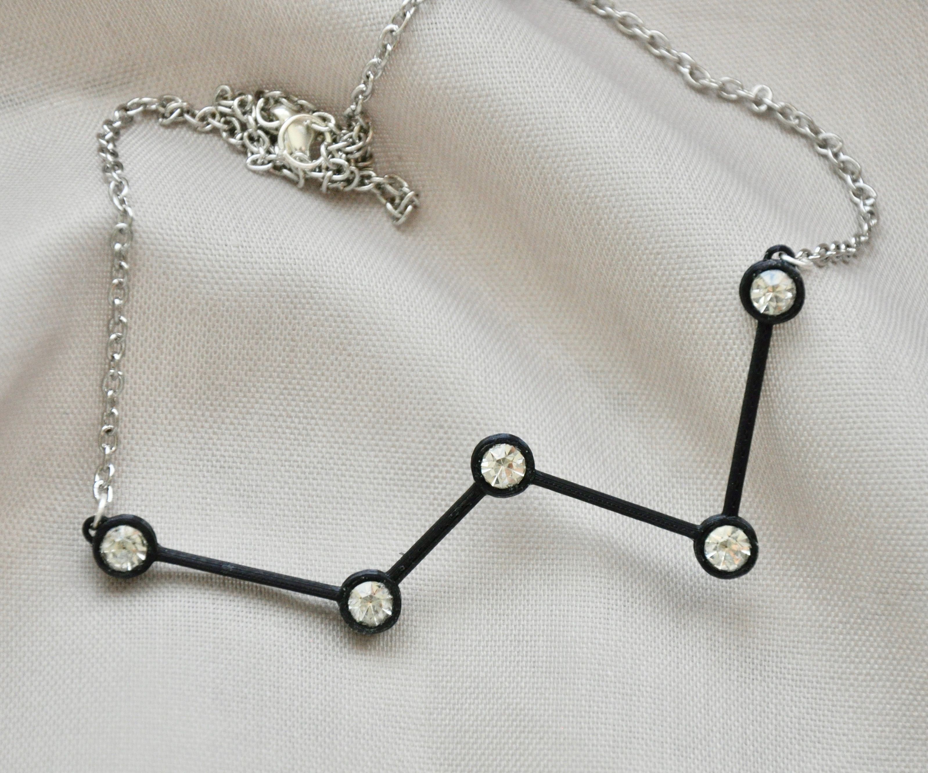 3D Print Constellation Necklace