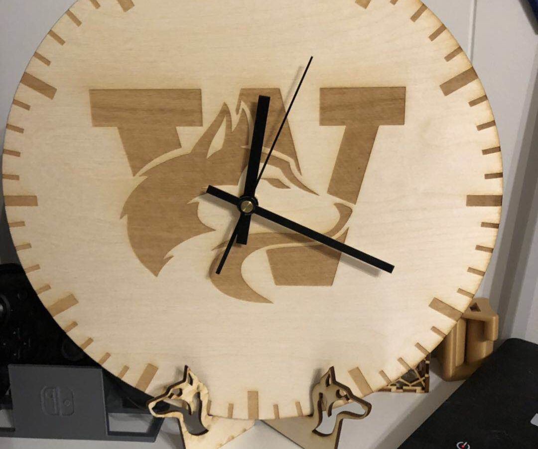 Clock With Stand 