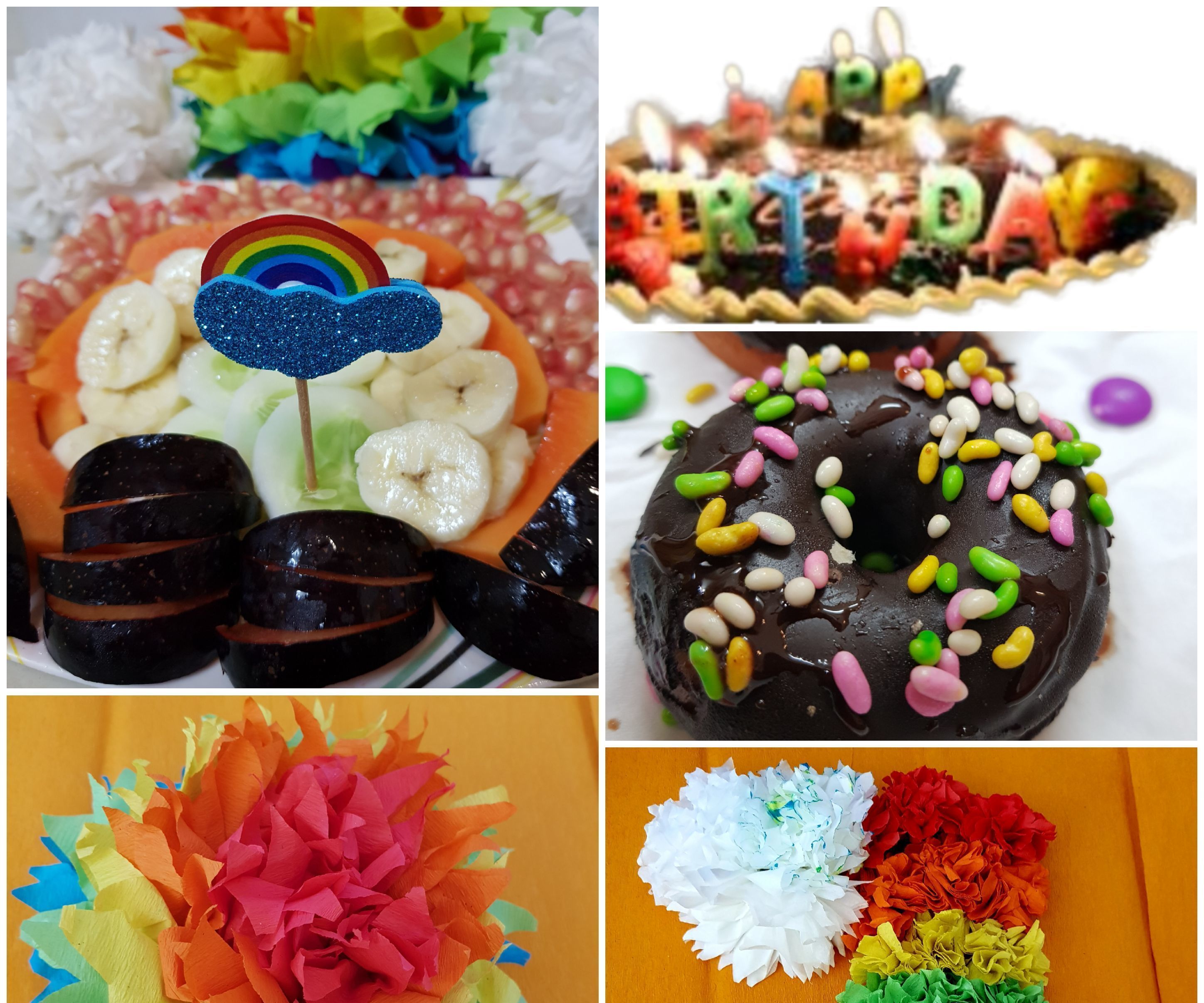 Kid's Grand Rainbow Party Idea at Home