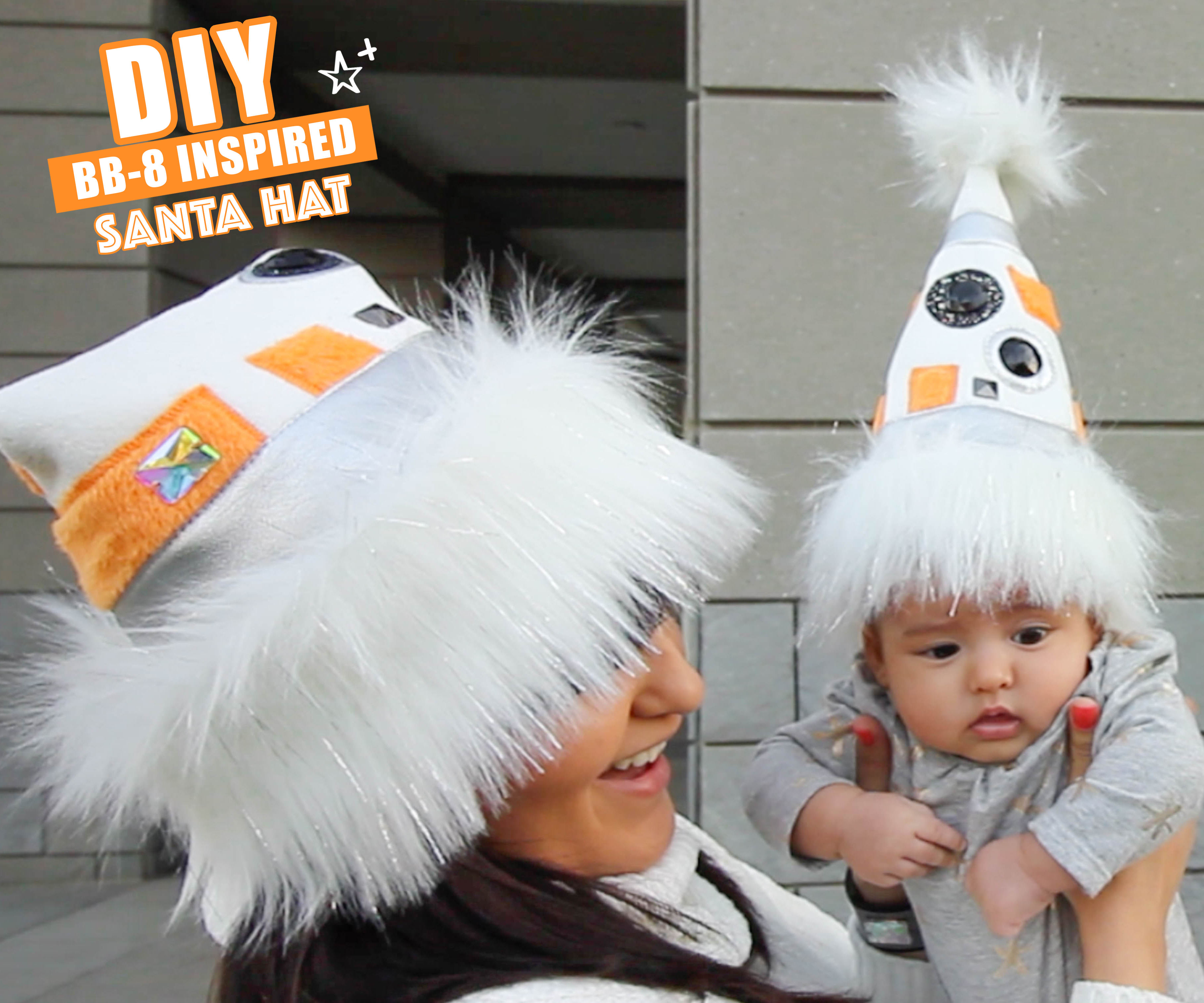 Star Wars BB8 Inspired Santa Hat