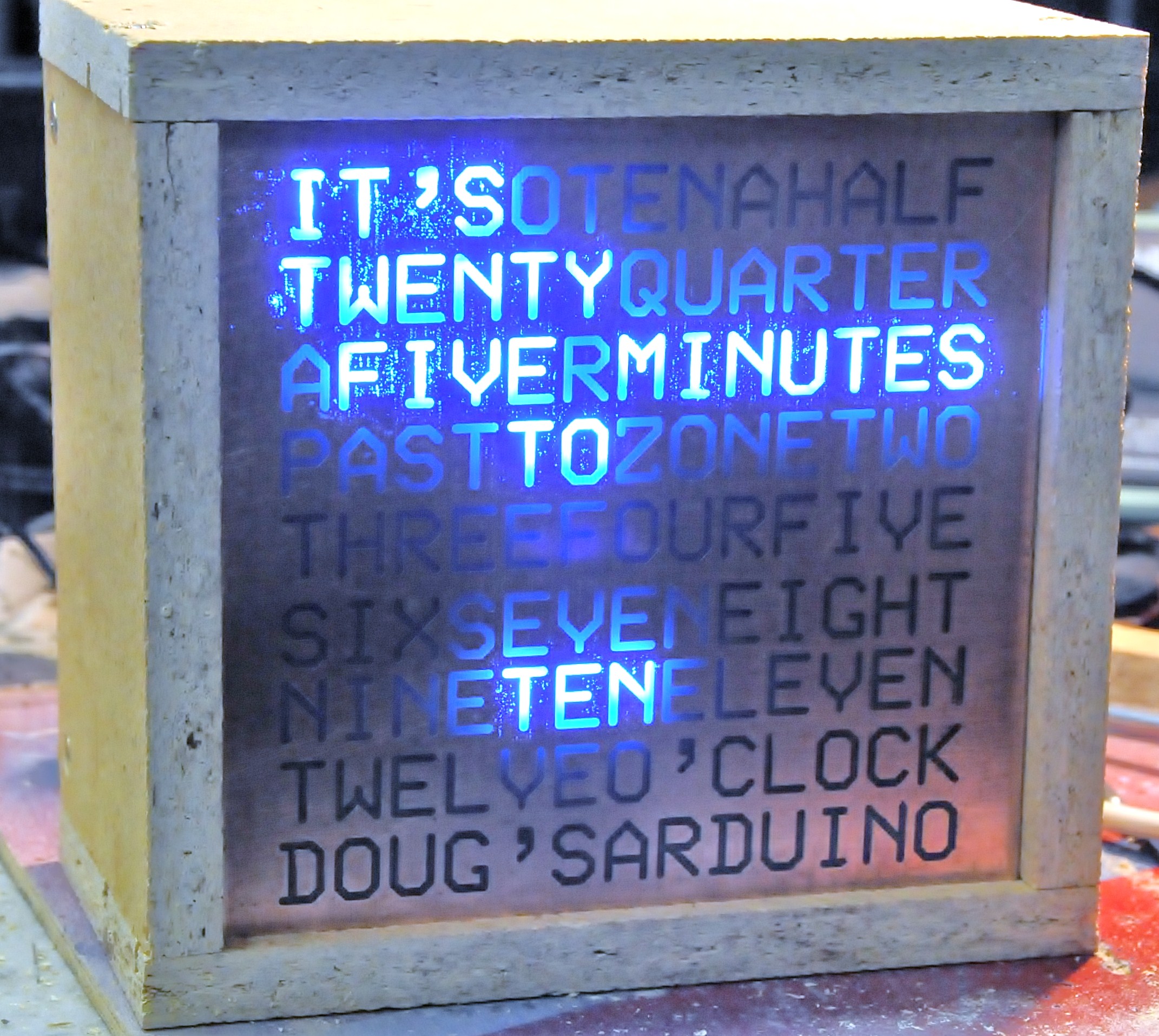 The Word Clock - Arduino Version