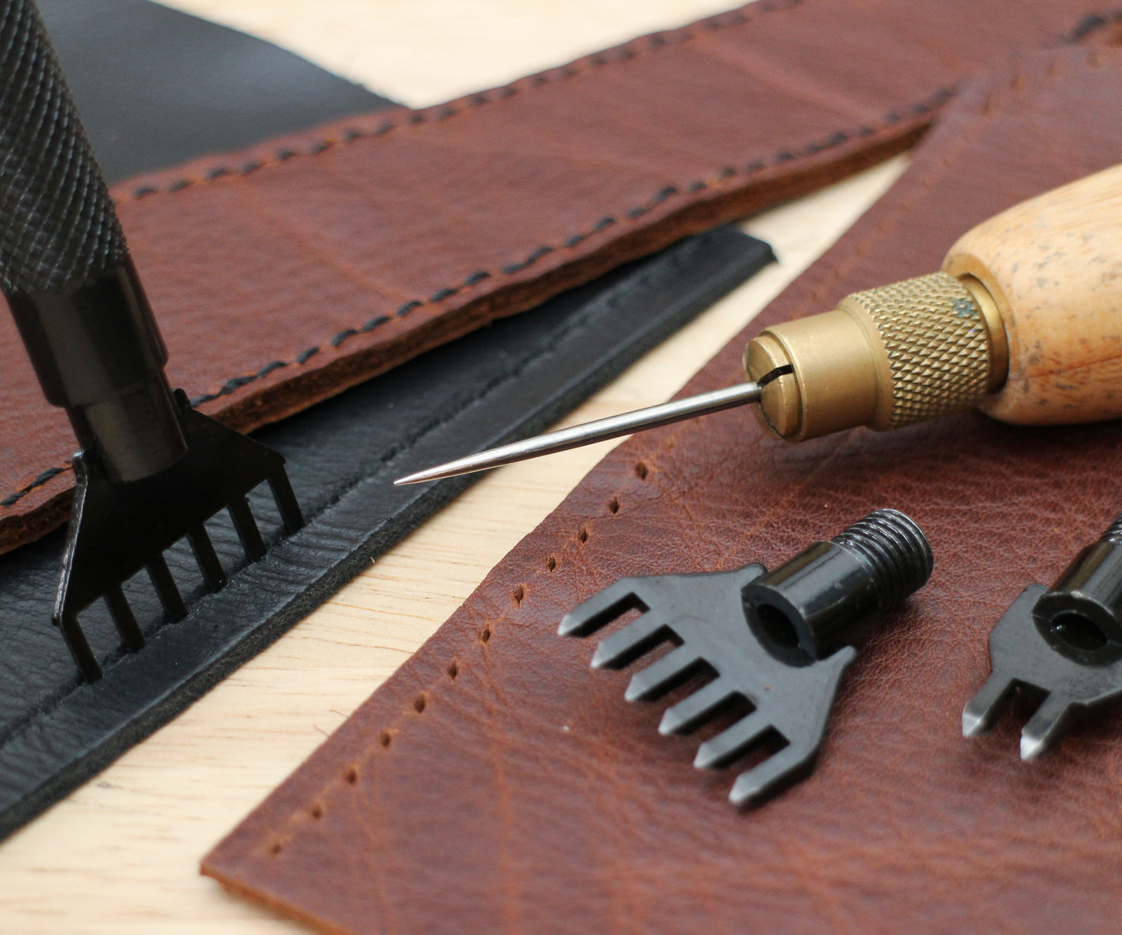 Creating Sewing Holes in Leather