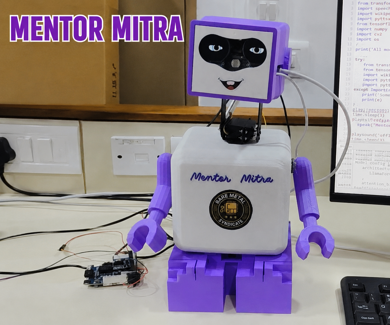 Mentor Mitra AI Edge-Powered Robotic Mentor for Kids