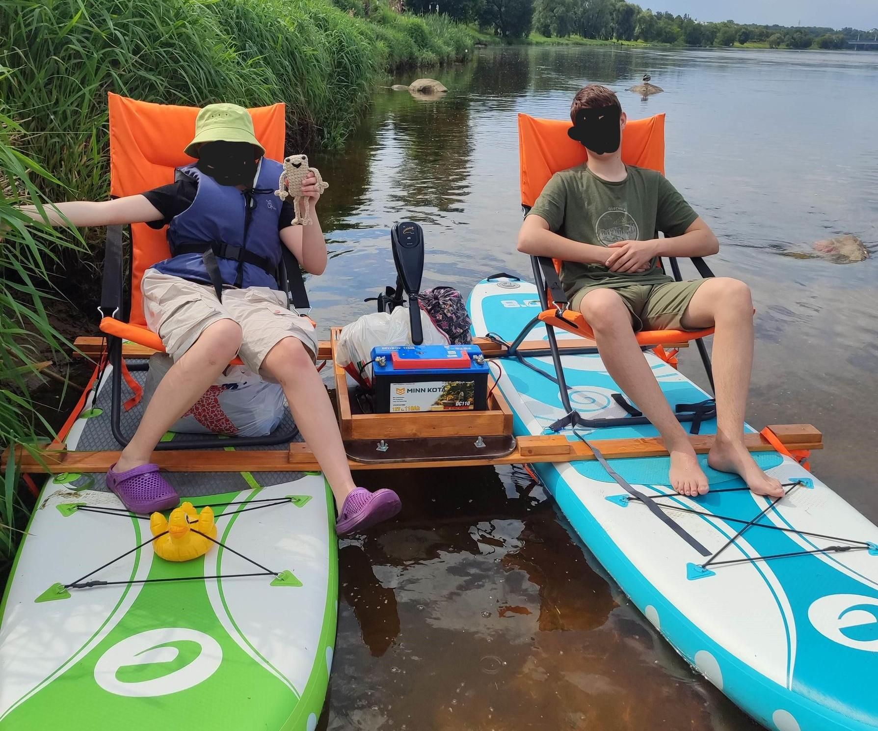 Beat the Heat: DIY Catamaran Using 2 Paddleboards (Easy Assembly, No Welding)
