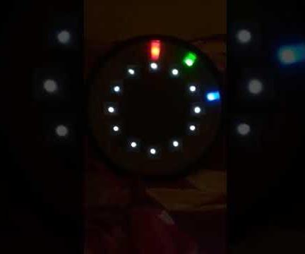 Wall Clock Using Arduino + 60LED WS2812B Analog Digital Clock
