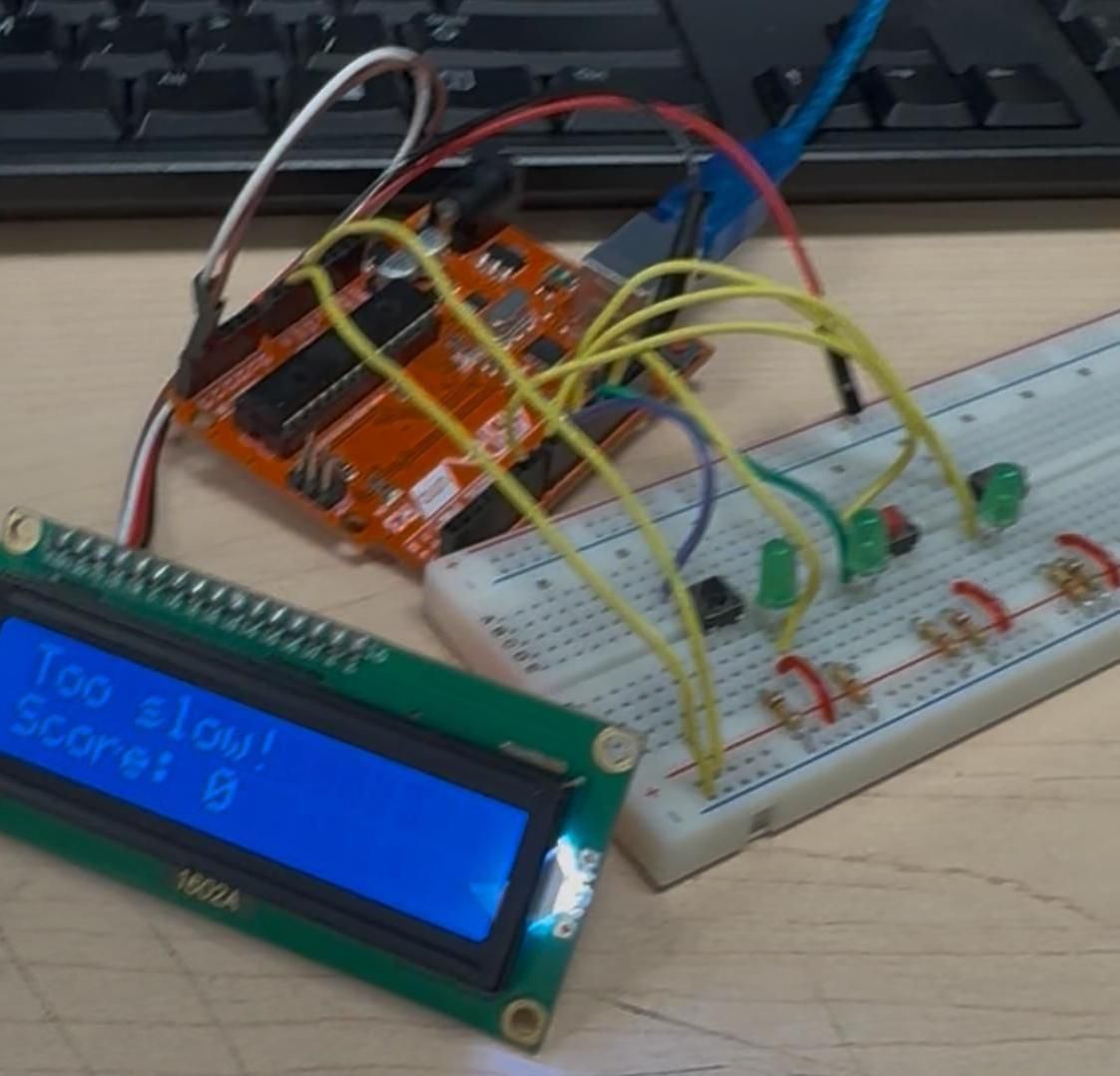 3 LED Whac-A-Mole Game With Arduino and LCD