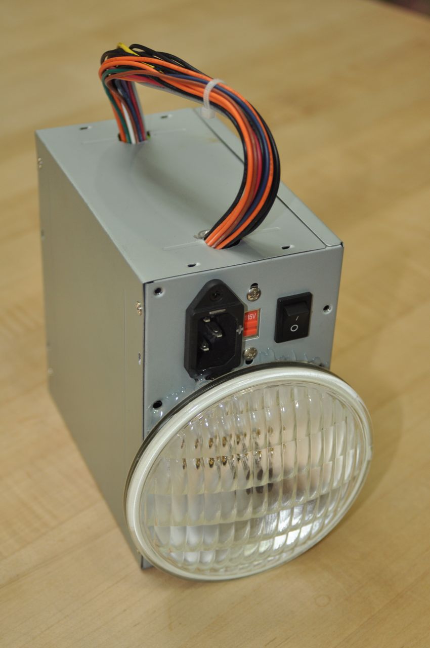 Hack-A-Lantern: Recycled Computer Power Supply Flashlight