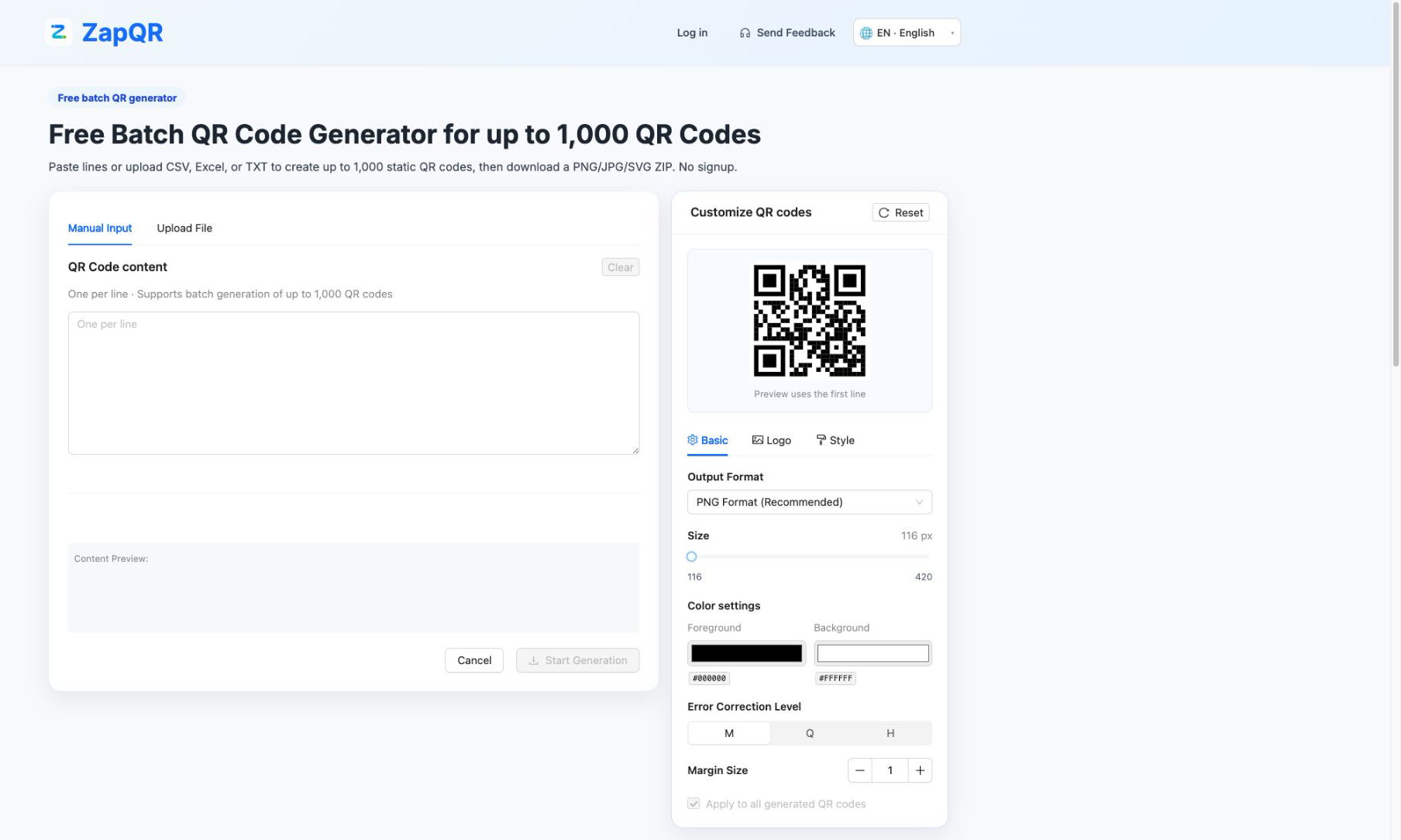 How to Create Hundreds of QR Codes From a CSV File