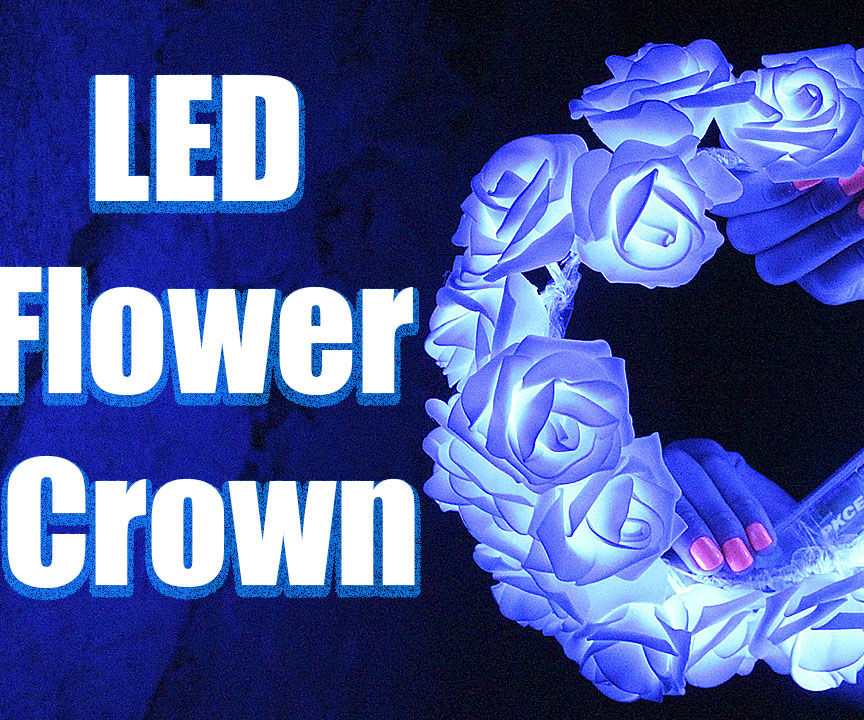 DIY: LED Flower Crown ♛ / TUTORIAL