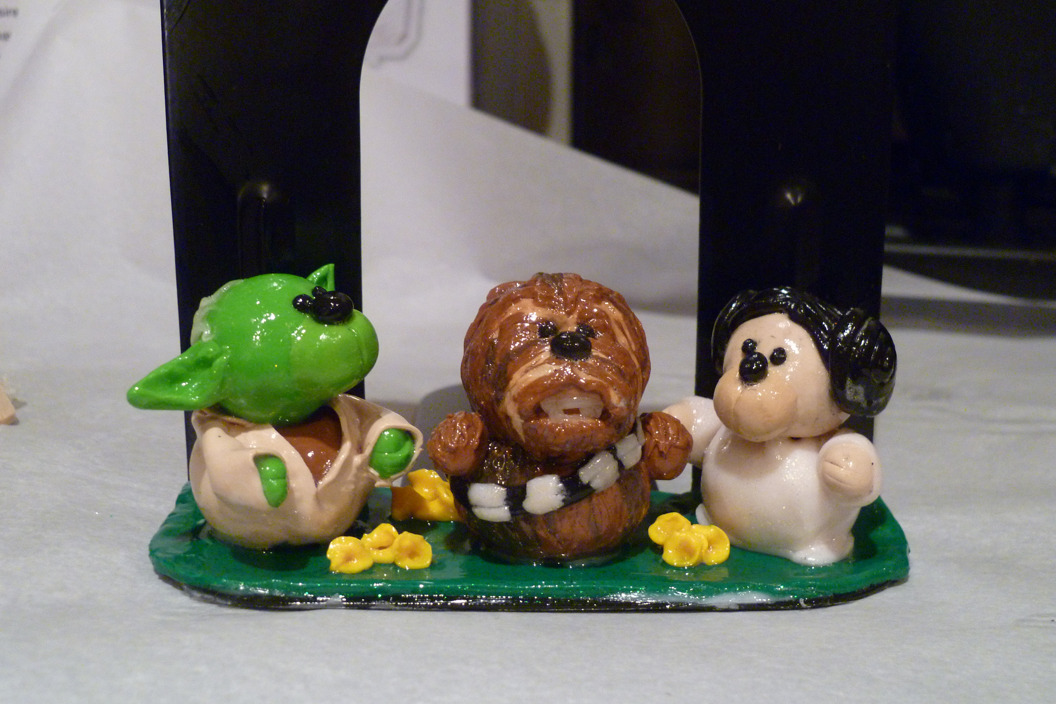 Polymer Clay Star Wars Book End