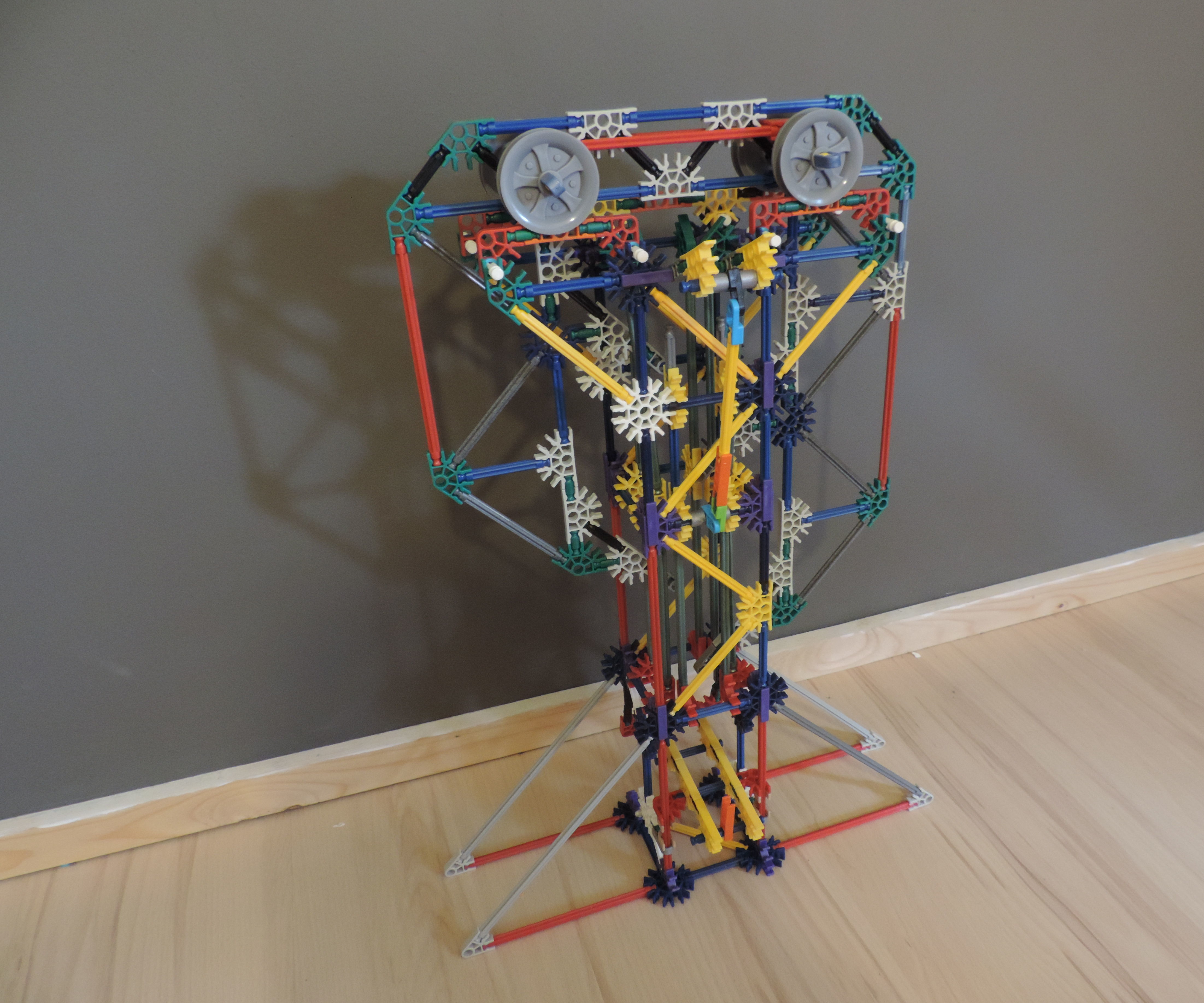 Knex Ball Machine Element: Center Zig Zag