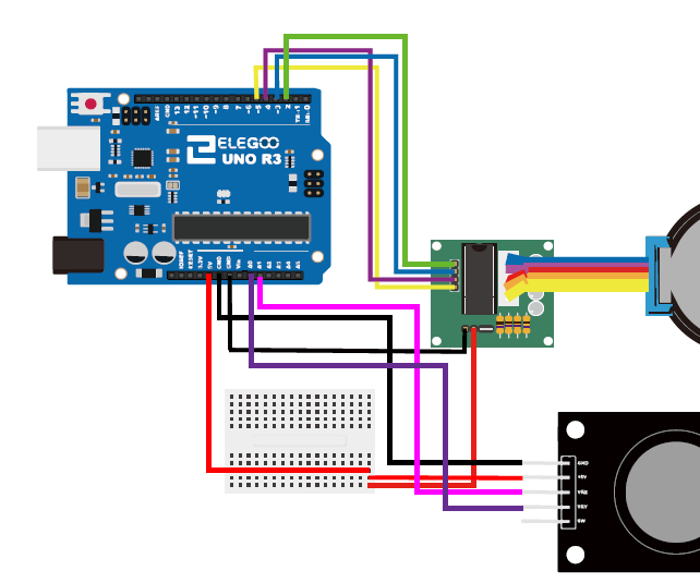 Control Stepper Motor Using Joystick 