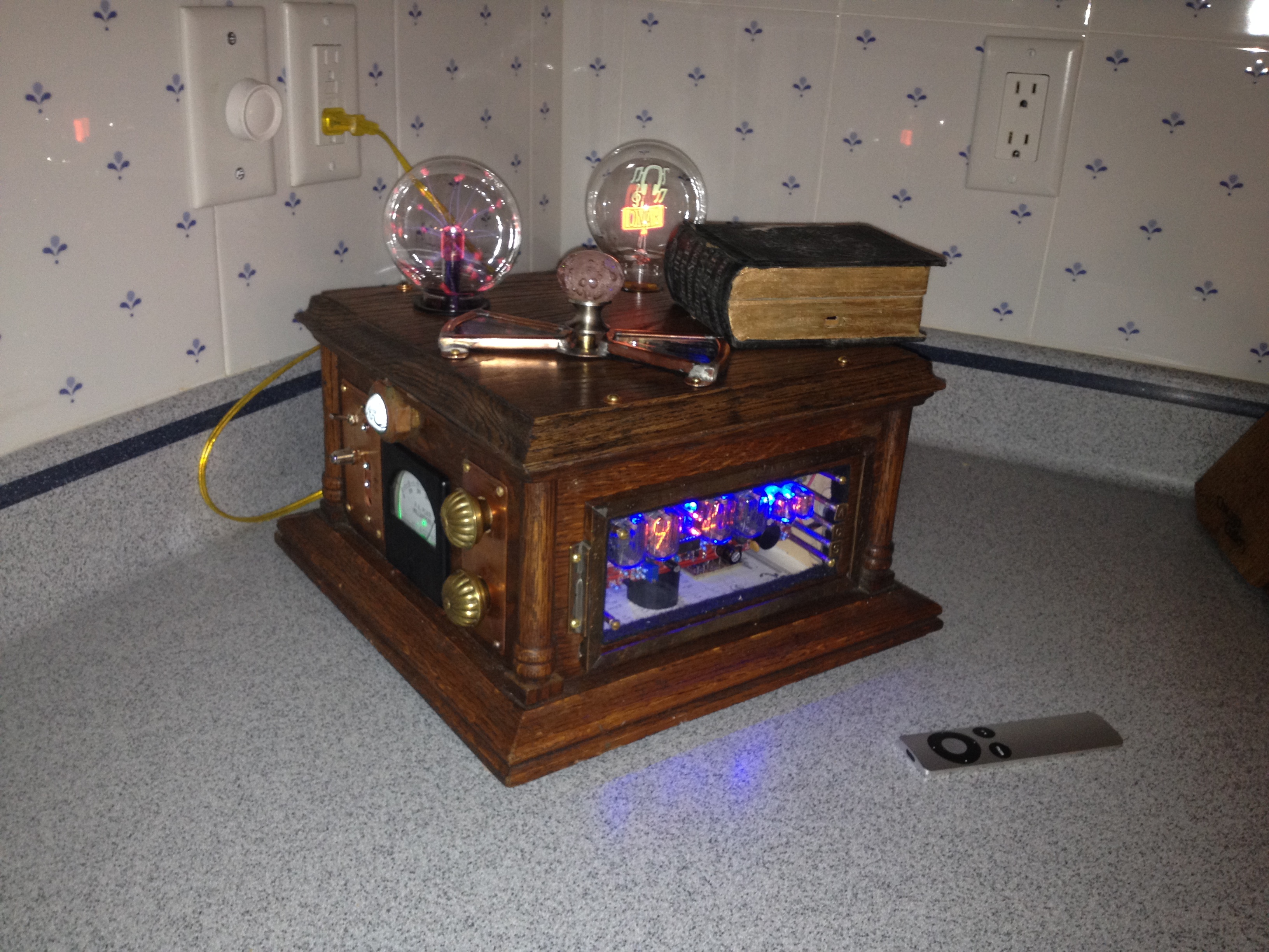 Steampunk Audio & Chronograph Station