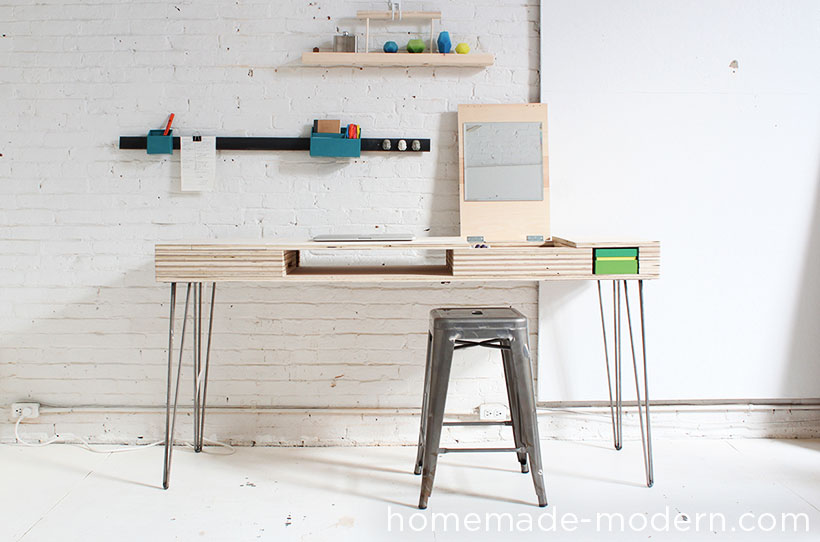 HomeMade Modern DIY Flip Desk