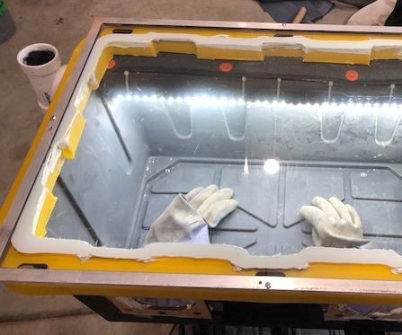 DIY Sand Blasting Enclosure. 