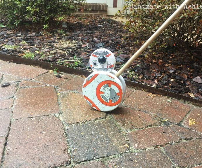 DIY BB-8 Push Toy Tutorial