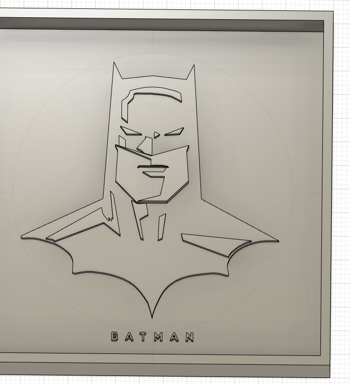 Molde De Silicona De BATMAN 75x75x0.2