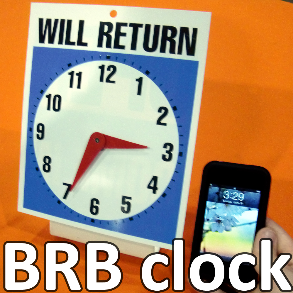 BRB Clock