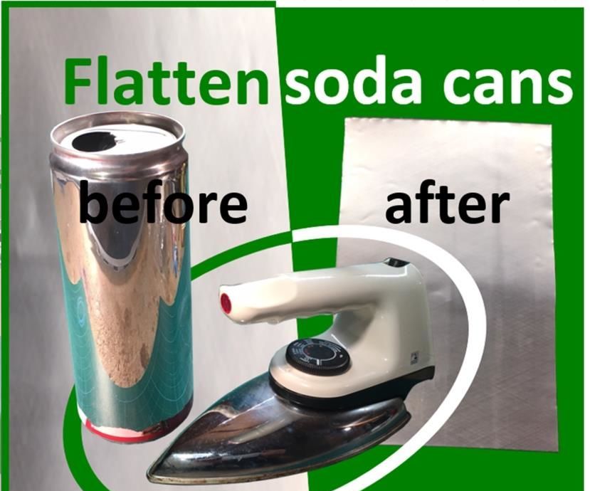 Flatten Soda Cans