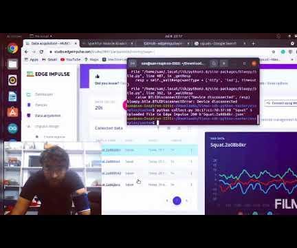 ARDUINO NANO BLE SENSE - TinyML FITNESS BAND USING EDGE IMPULSE