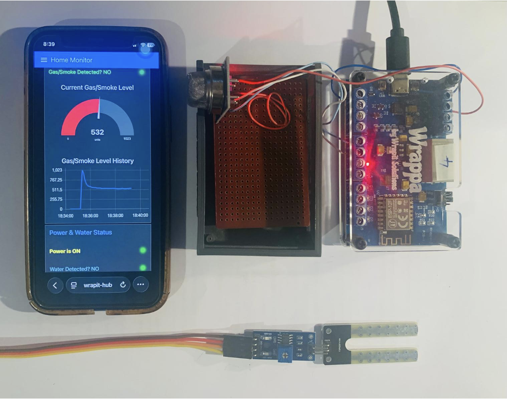 DIY Home Hazard Monitoring System for Gas, Smoke, Water & Power Loss - Using a Micro Controller and Raspberry Pi