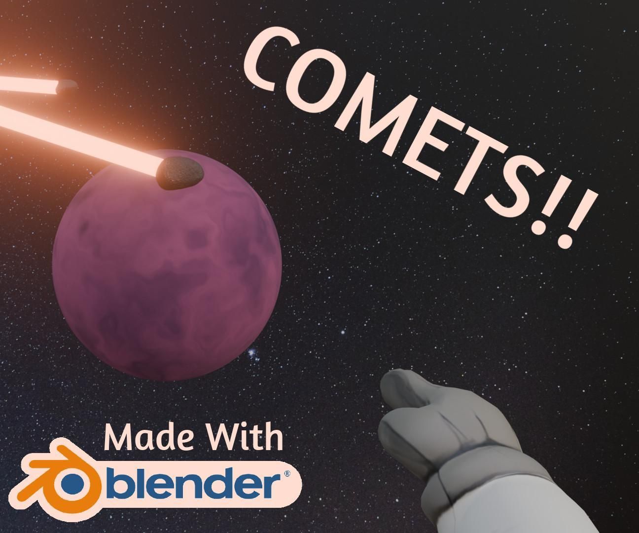 Animate Comet Showers in Blender