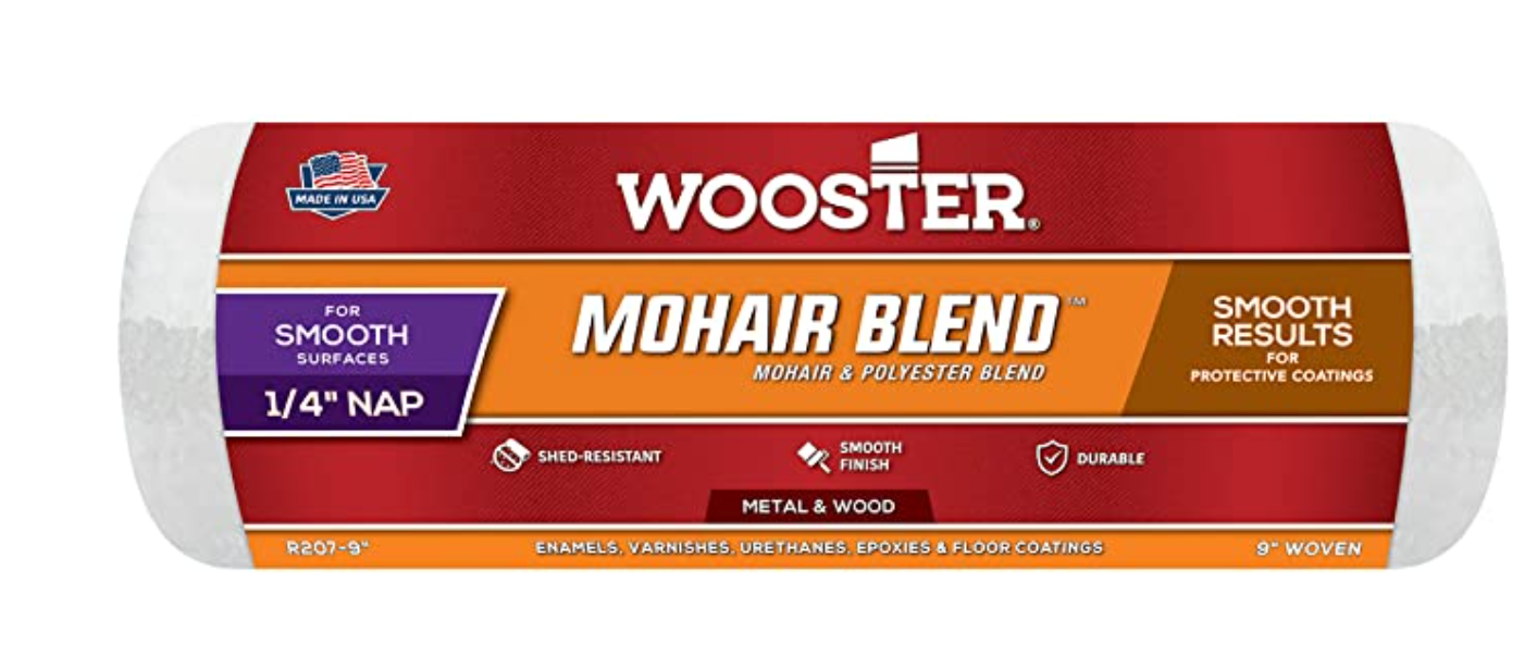 2021-09-11 10_19_41-Amazon.com_ Wooster Brush R207-9 Mohair Blend Roller Cover 1_4-Inch Nap, 9-Inch .png