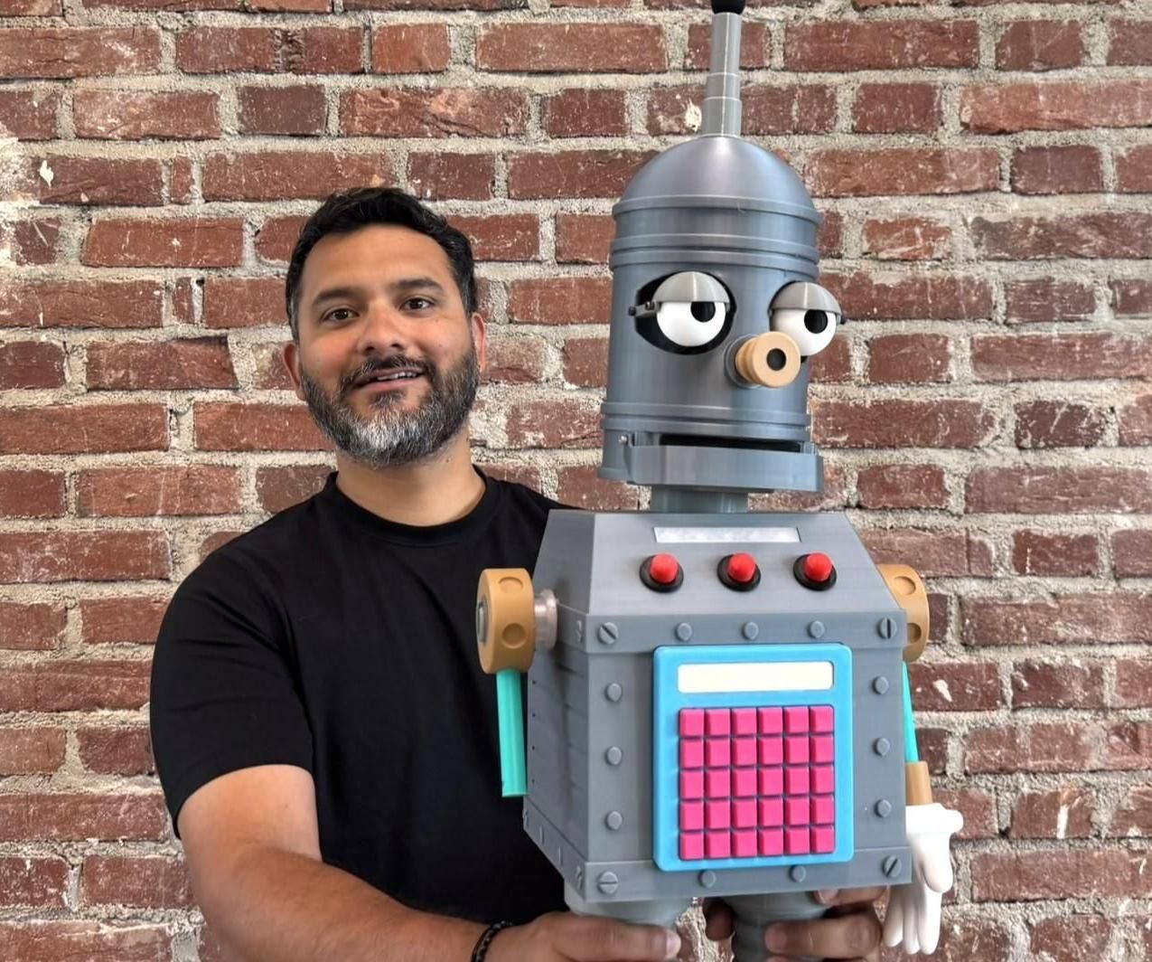 3D Printed AI Robot: Building Linguo From the Simpsons !