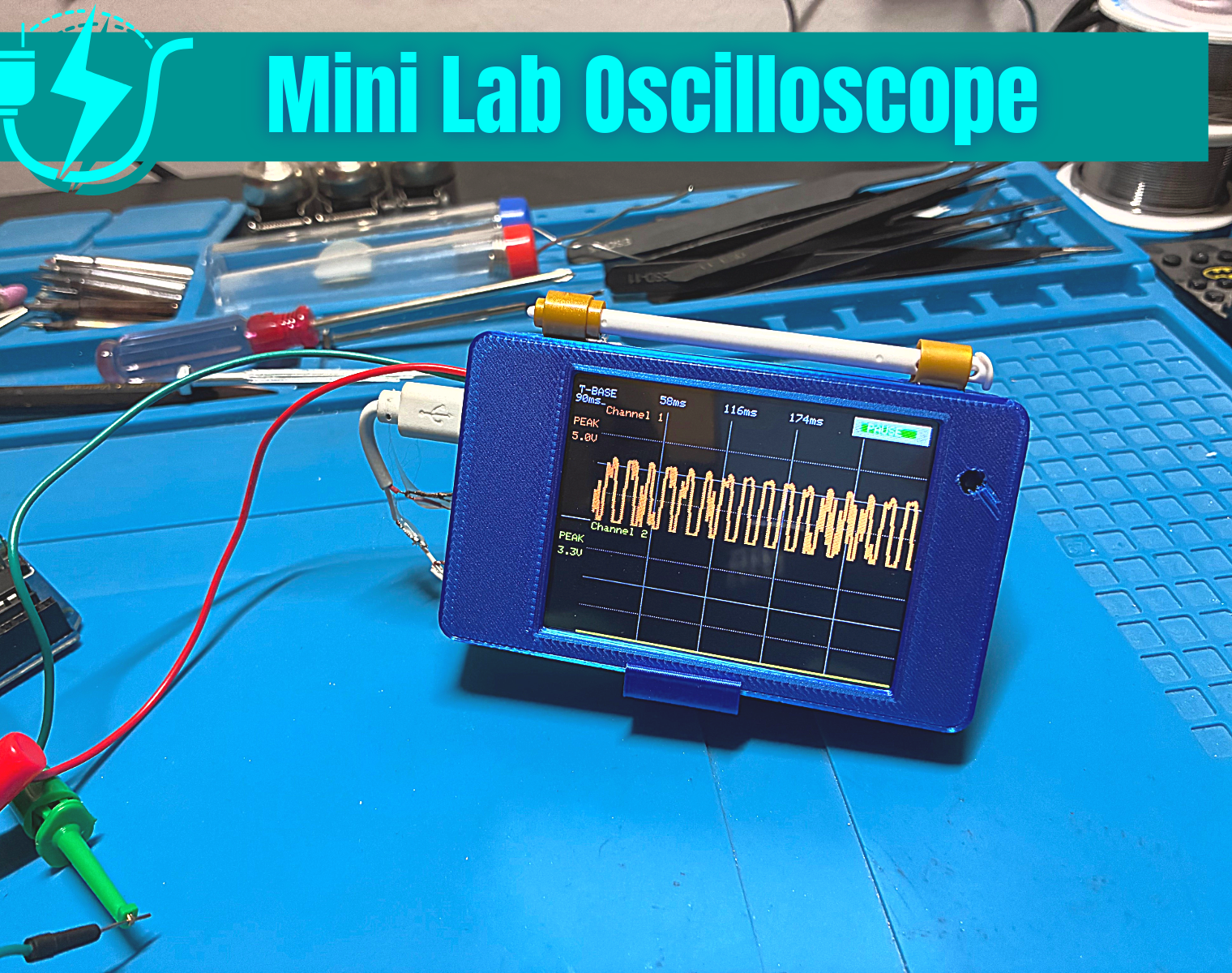 Mini Lab Portable Oscilloscope