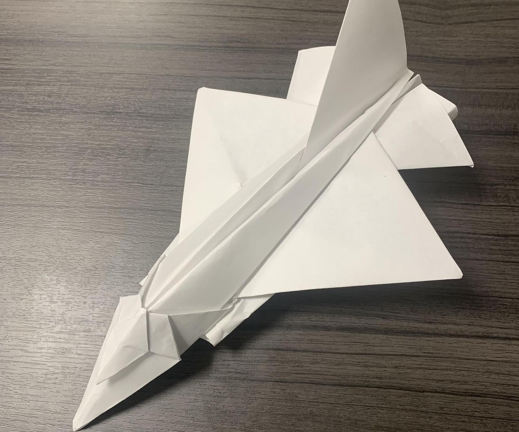 Difficult Paper Jet Plane With Functional BOMB BAYS: Haymaker