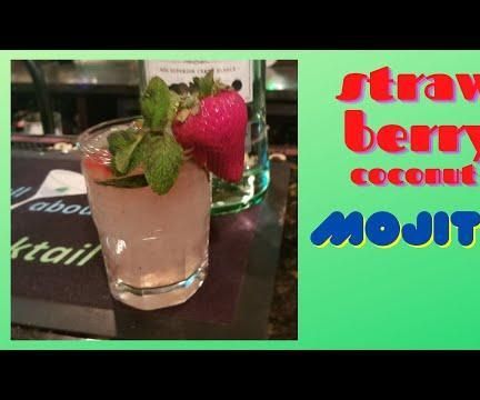 Strawberry Coconut Mojito