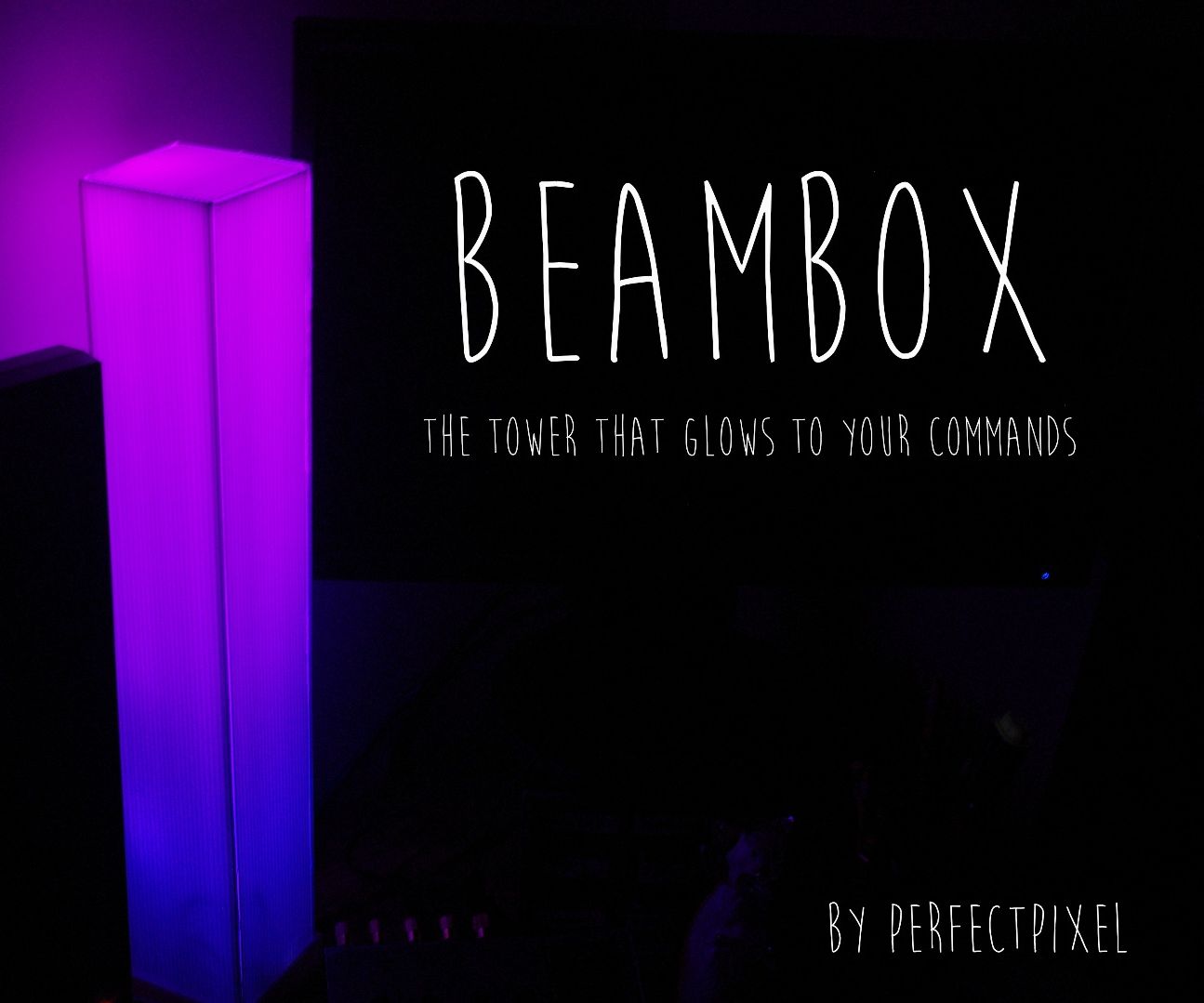 BeamBox - a Tower That Glows to Your Commands