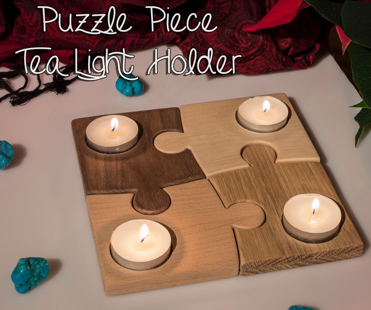 Puzzle Tea Light Holder