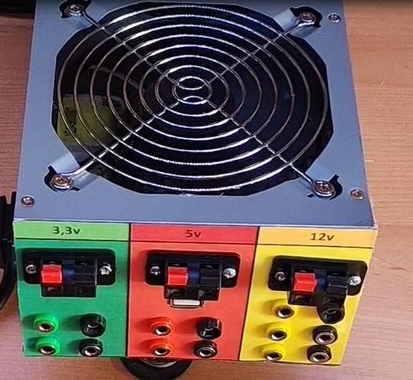 Turning an Old ATX PC Power Supply Into a Simple Bench Power Supply