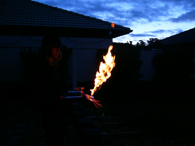 Wrist Mounted Flame Thrower