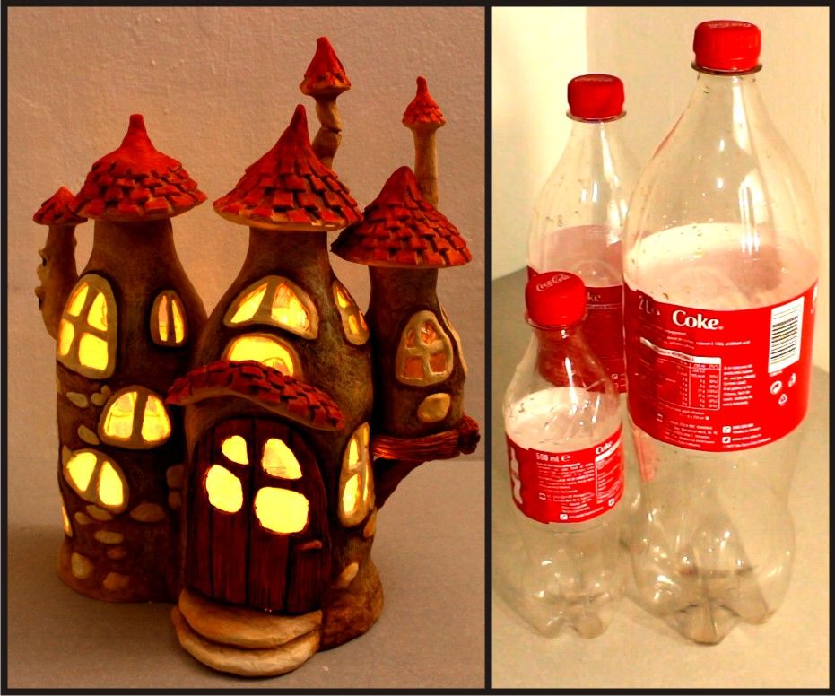 Fairy House Lamp Using Plastic Bottles