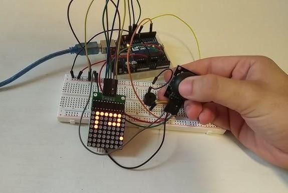 Snake Game With Dot Matrix