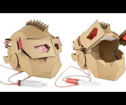 How to Make Transformers Hydraulic Mask - Cardboard on Youtube