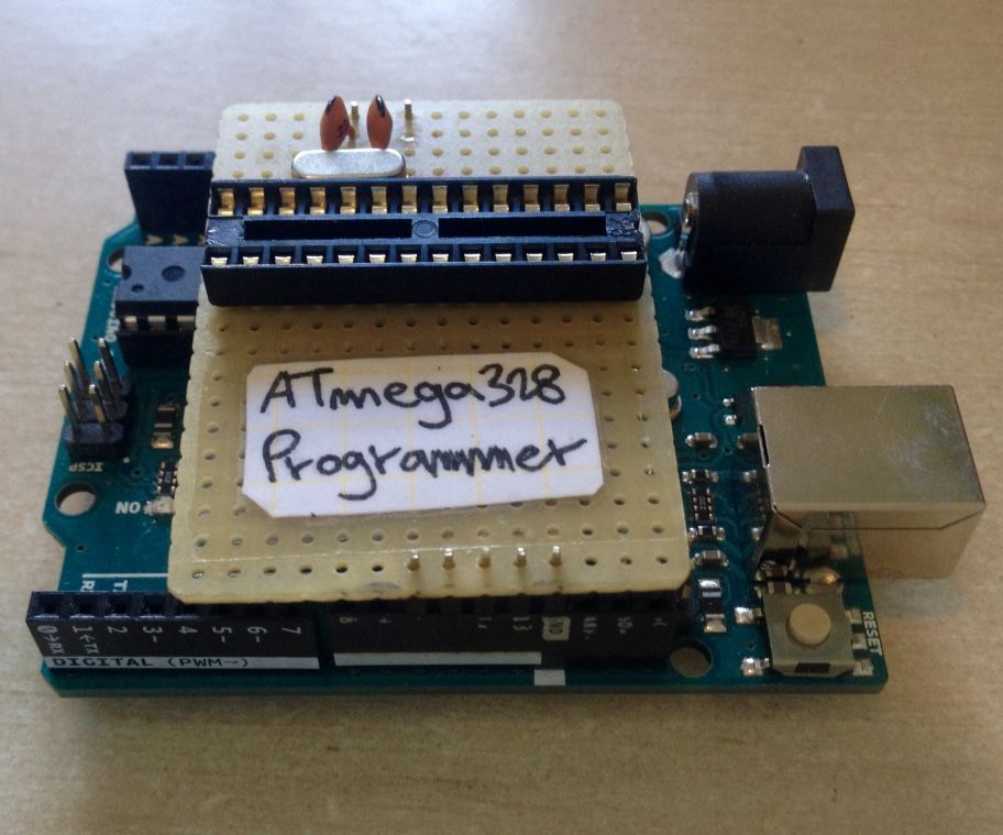 Simple & Cheap Arduino Uno ATmega328 Programmer