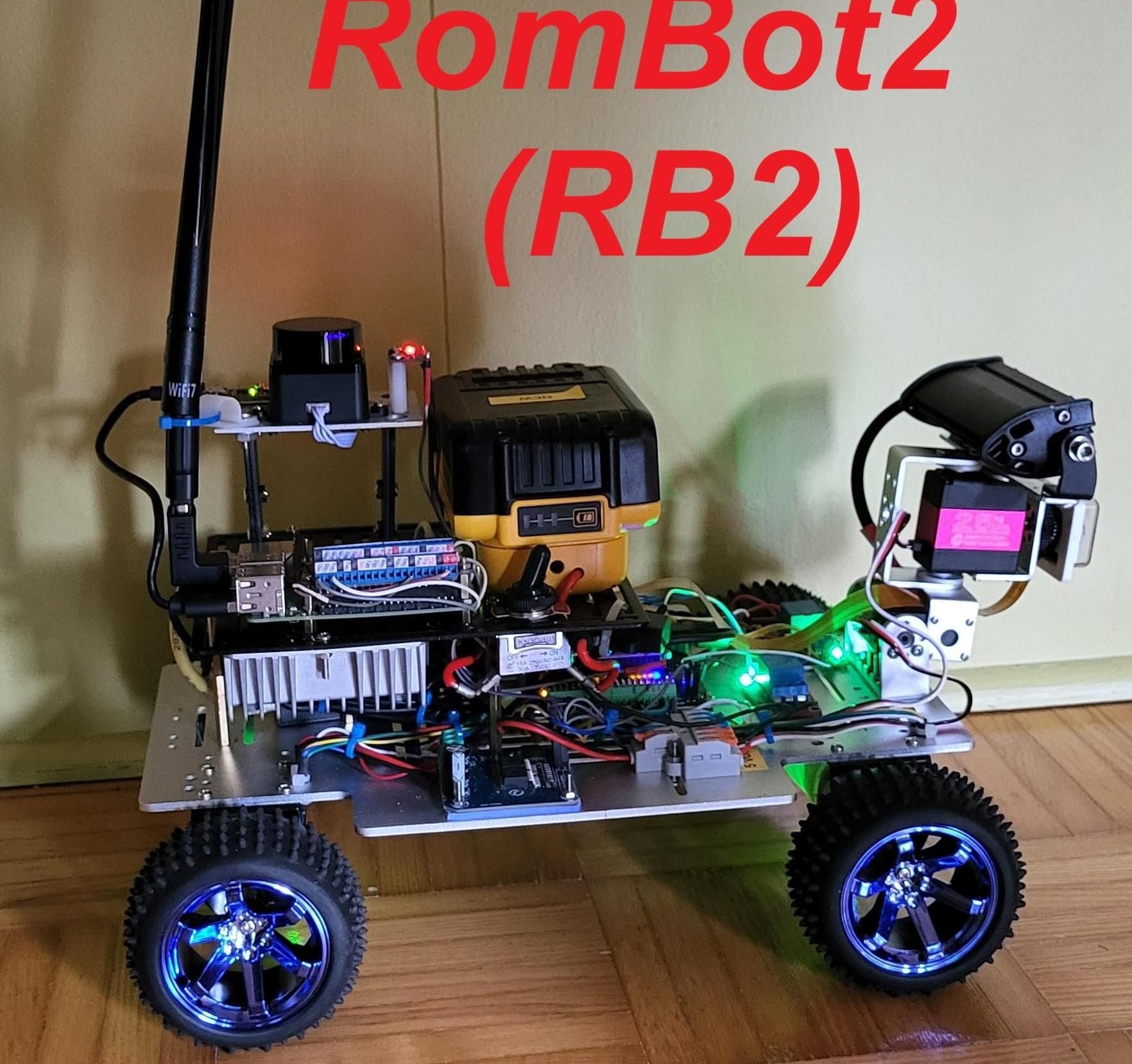 RomBot2 (RB2) Mobile Ground Inspection Robot for Confined Spaces