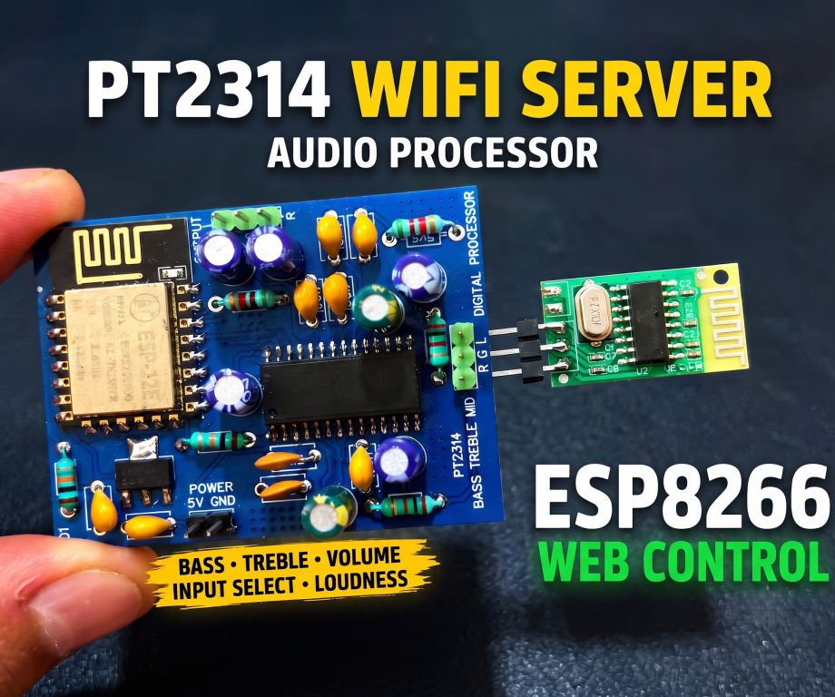 PT2314 Based 4-Channel Digital Audio Processor