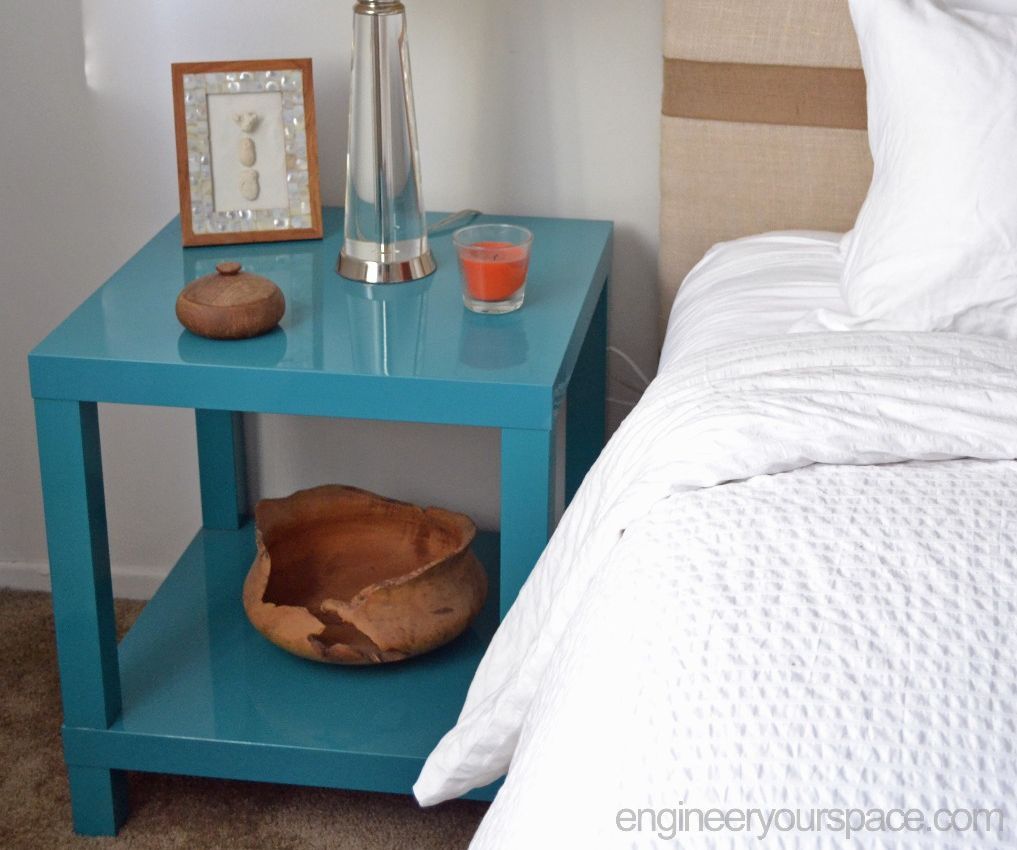 DIY Nightstand: IKEA LACK Table Hack