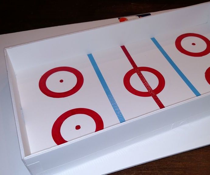 Table Top Hockey Rink - Craft