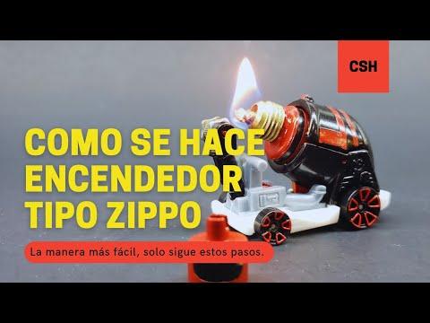 &iquest;COMO SE HACE? Encededor tipo Zippo con un carrito de juguete.