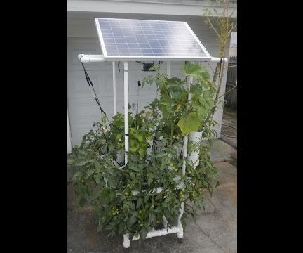 Build This Solar Powered Hydroponic Water Garden on Wheels - MUST READ!